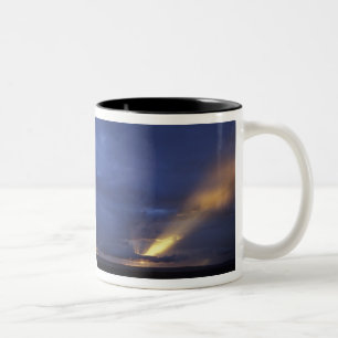 Africa, Kenya, Masai Mara Game Reserve, Setting 2 Two-Tone Coffee Mug