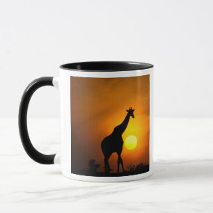 Africa, Kenya, Masai Mara. Giraffe (Giraffe Mug