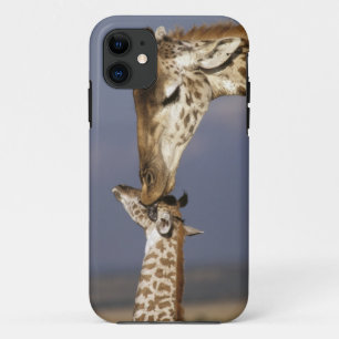 Africa, Kenya, Masai Mara. Giraffes (Giraffe iPhone 11 Case