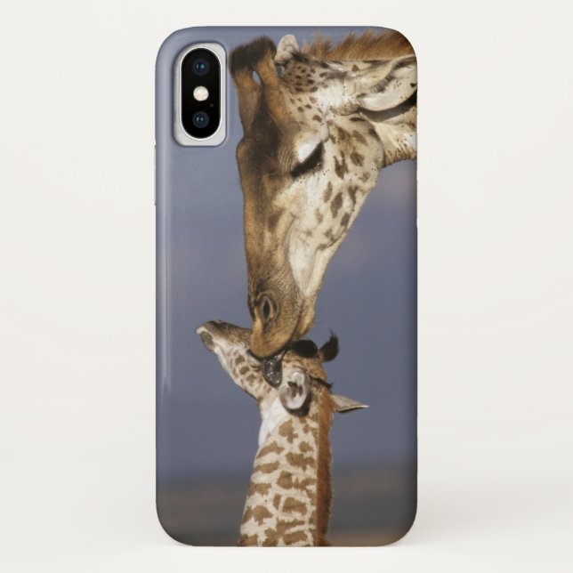 Africa, Kenya, Masai Mara. Giraffes (Giraffe Case-Mate iPhone Case (Back)