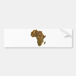 Africa Leopard Bumper Sticker