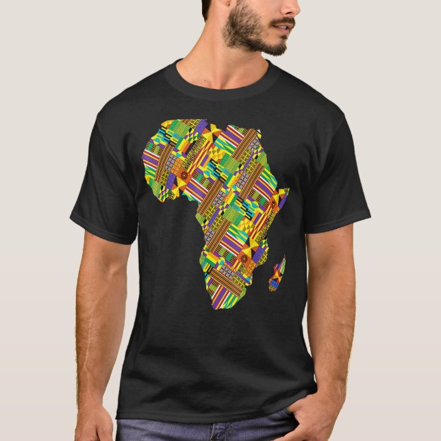 Africa Love African Land Map Pride Black History M T-Shirt (Front)