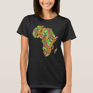Africa Love African Land Map Pride Black History M T-Shirt