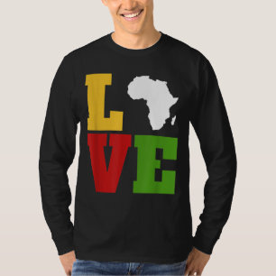 Africa Love Afrocentric African Art Gifts T-Shirt