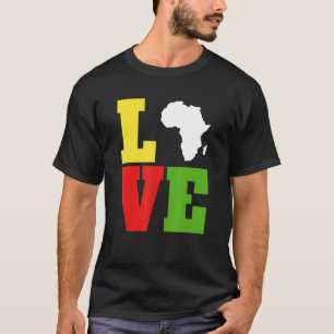 Africa Love Afrocentric African Art T-Shirt