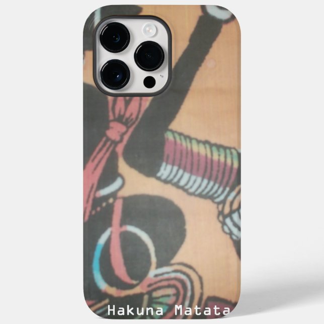 Africa Maasai Hakuna Matata. Case-Mate iPhone Case (Back)