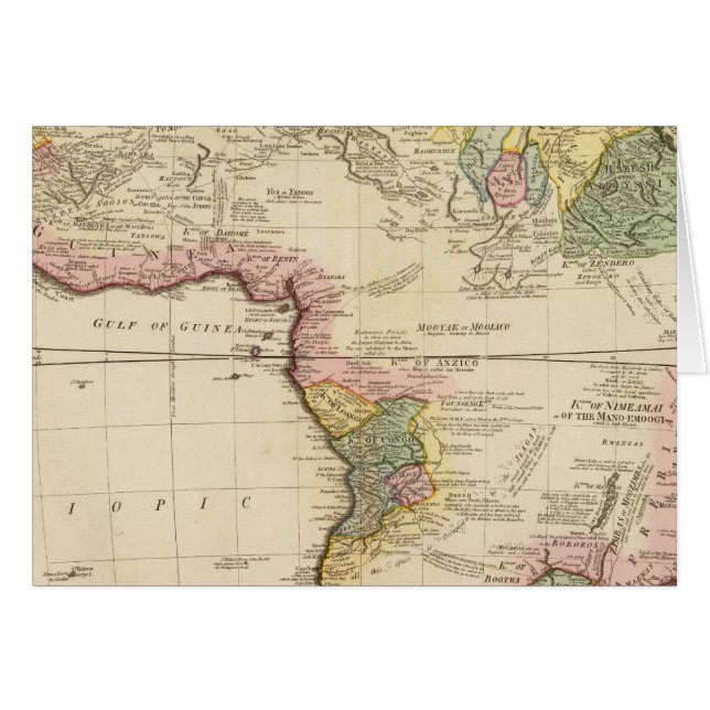 Africa map (Front Horizontal)