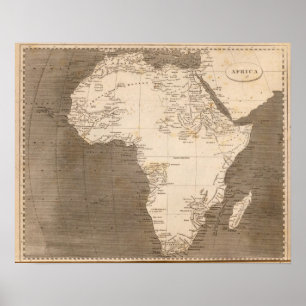 Africa Map by Arrowsmith Poster