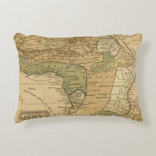 Africa  Map by Worcester Decorative Cushion
