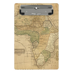 Africa Map by Worcester Mini Clipboard