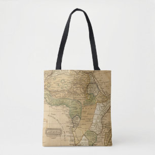 Africa Map by Worcester Tote Bag