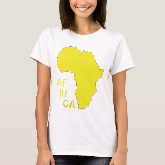 Africa Map Funky Shirt (Front)
