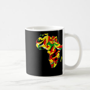 Africa Map Green Yellow Red Proud African Pride Ke Coffee Mug
