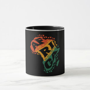 Africa map mug