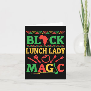 Africa Map Pen Books History Month Black Lunch Lad Card