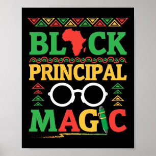 Africa Map Pen Books History Month Black Principal Poster