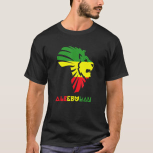 Africa Map Proud African Lion Of Alkebulan For Men T-Shirt