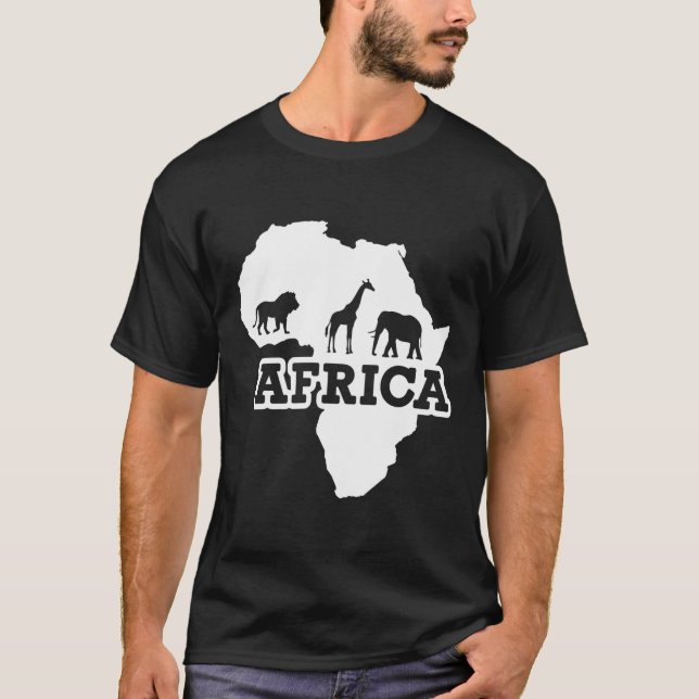 Africa Map T-Shirt (Front)