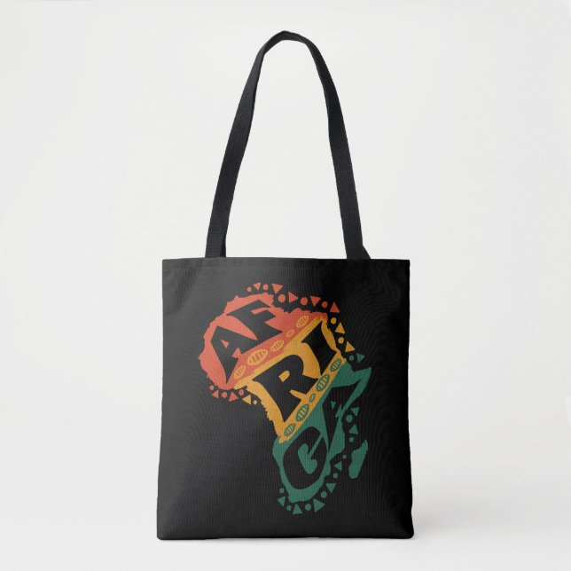 Africa map tote bag (Front)