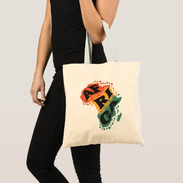Africa map tote bag (Front (Product))