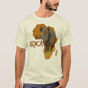 Africa map  Tshirt No 6