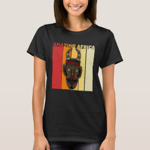 Africa Mask African Afro History Reggae Melanin 1 T-Shirt