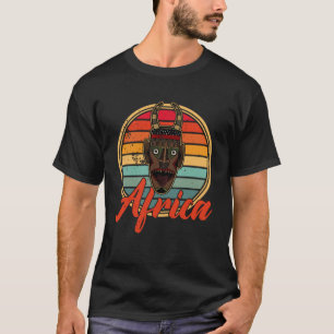 Africa Mask African Afro History Reggae Melanin  1 T-Shirt