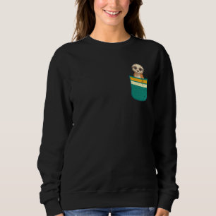 Africa Meerkat Pocket Animal Cute Meerkat Sweatshirt