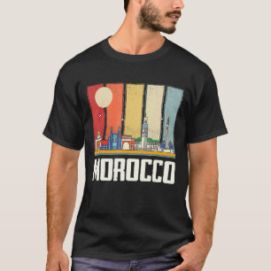 Africa Morocco Skyline Moroccans African Souvenir T-Shirt