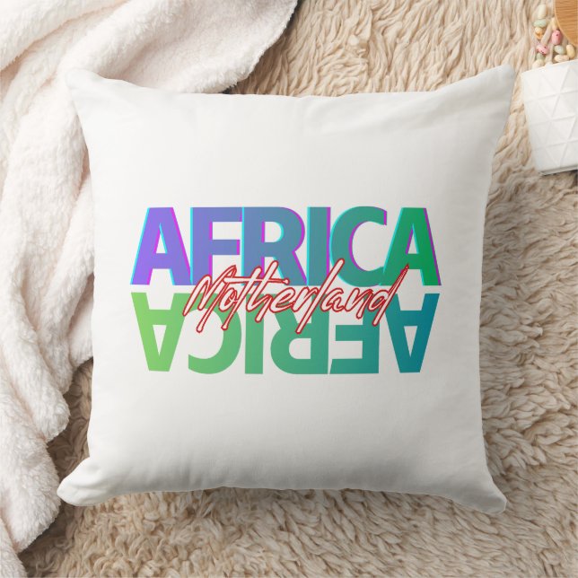 AFRICA: Motherland - Throw Pillow (Blanket)