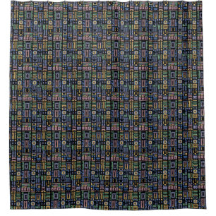 Africa Mudcloth pattern abstract modern art 1 Shower Curtain