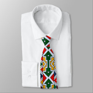 Africa Ndebele Culture Business Corporate Attire Tie