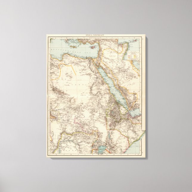 Africa NE Canvas Print (Front)