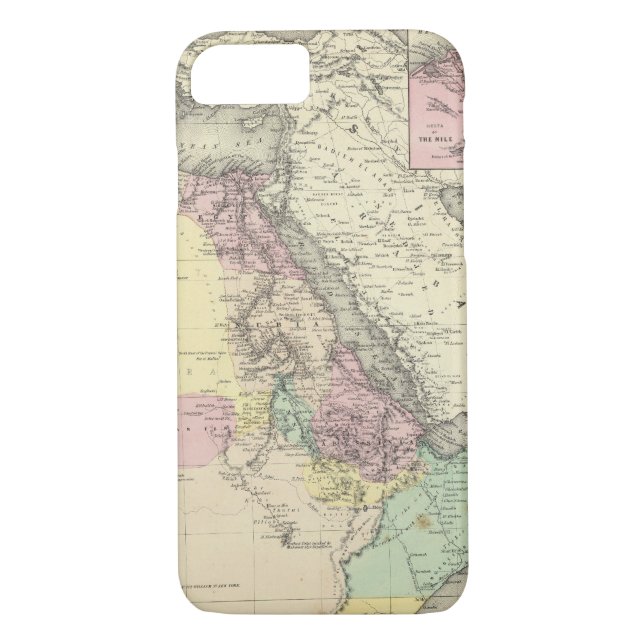Africa North Eastern Sheet Case-Mate iPhone Case (Back)