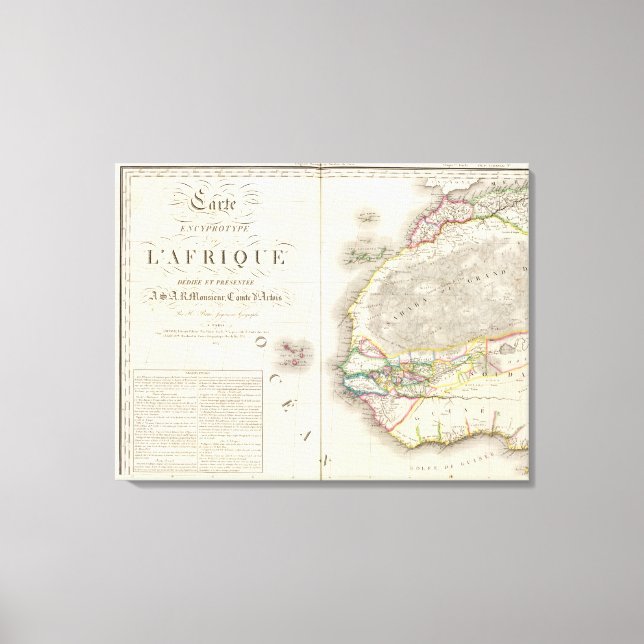 Africa Northwest Canvas Print (Front)