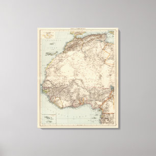 Africa NW Canvas Print