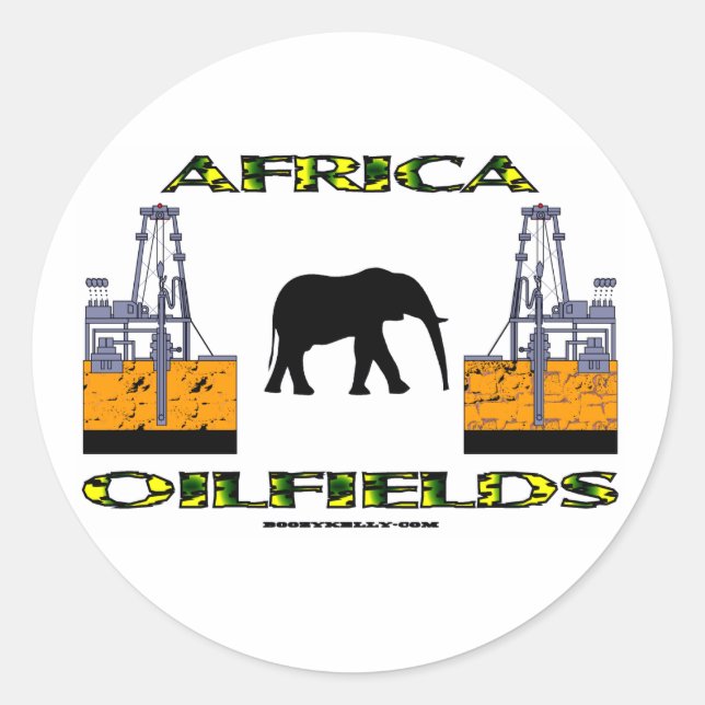 Africa Oil Fields, Oil Field Sticker (Front)