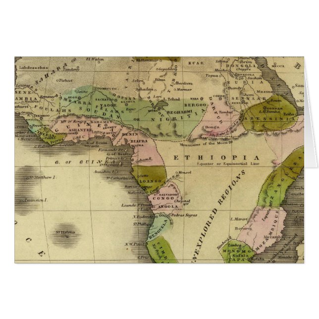 Africa Olney Map (Front Horizontal)