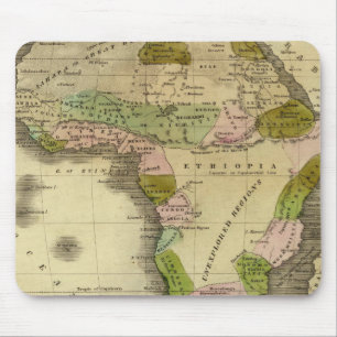 Africa Olney Map Mouse Mat