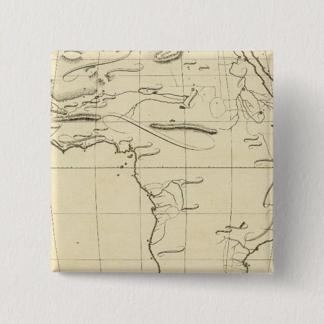 Africa outline 15 cm square badge (Front)