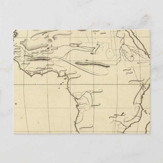 Africa outline postcard (Front)