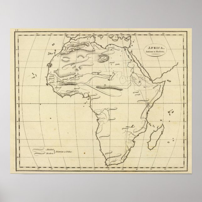 Africa outline poster (Front)