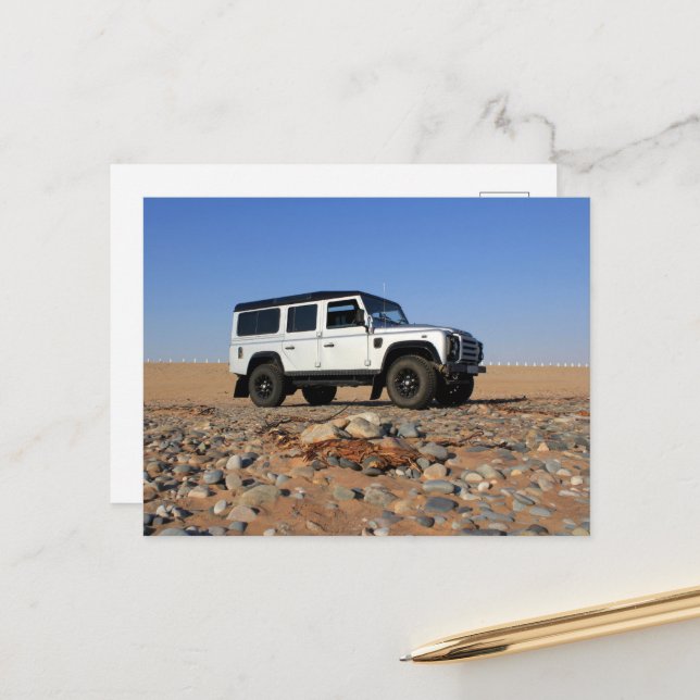 Africa Overlanding 4x4 Road Trip Driving Namibia Postcard (Front/Back In Situ)