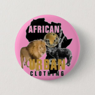 Africa pin button