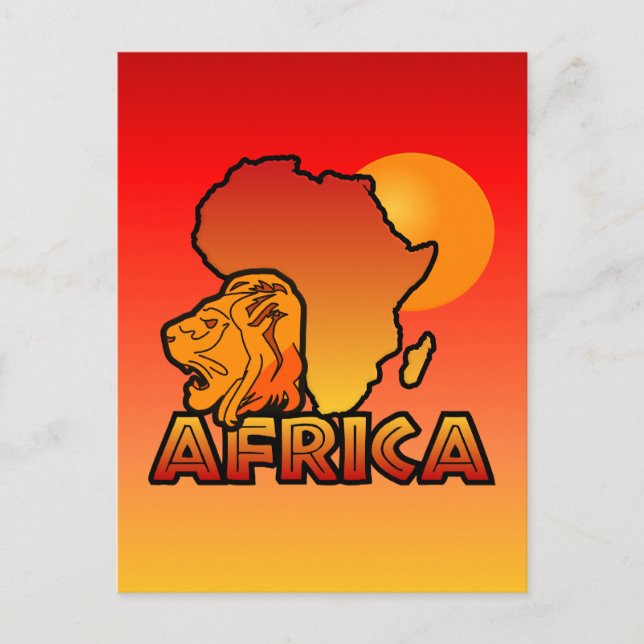 Africa postcard (Front)