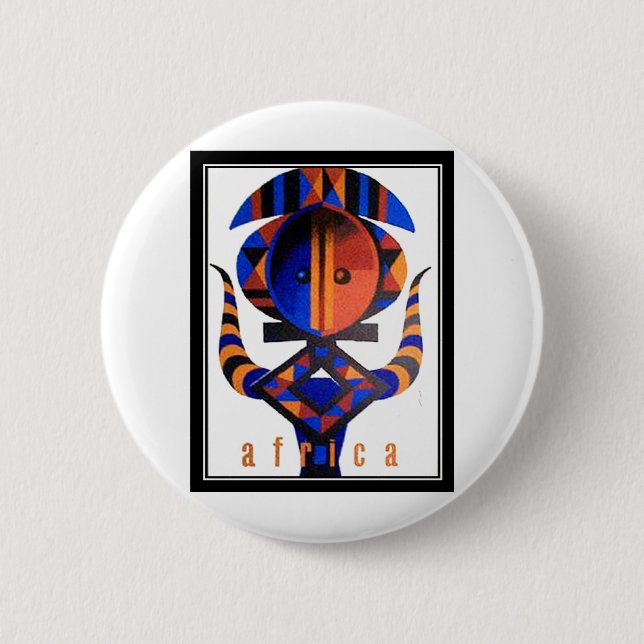 Africa Products 6 Cm Round Badge (Front)