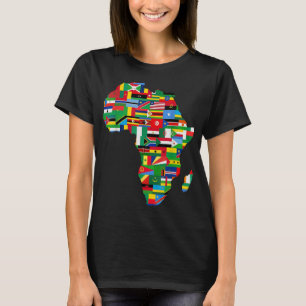 Africa Proud African Country Flags Continent Love T-Shirt