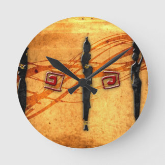 Africa retro vintage style gifts 30 round clock