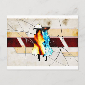 Africa retro vintage style gifts AF073 Postcard