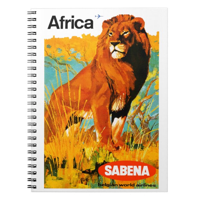 Africa ~ Sabena Notebook (Front)